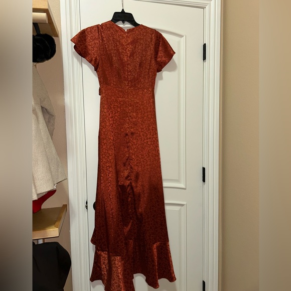 BURNT ORANGE ALTARD STATE DRESS - Picture 4 of 4
